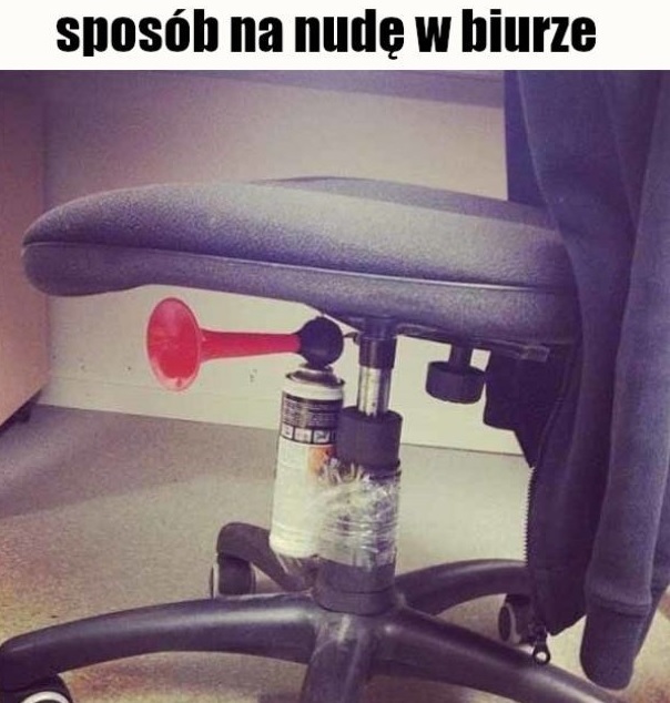 Sposób na nudę w biurze :D