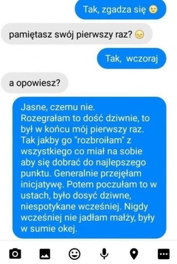 Relacja z pierwszego razu :D