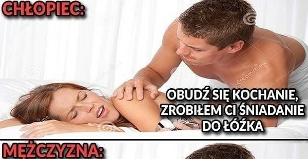 Chłopiec vs mężczyzna :D