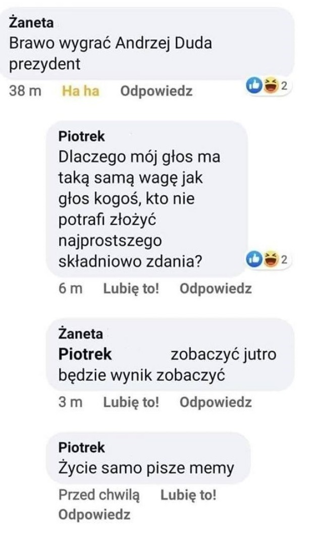 Rozmowa wyborców :D