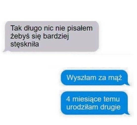Od tęsknoty do miłości? :D