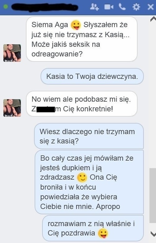 Bezczelny facet