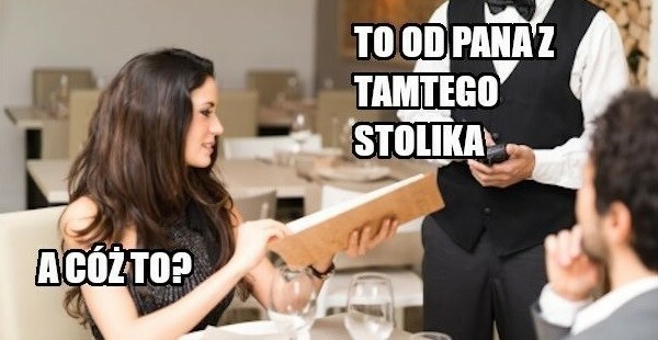 Niespodzianka od Pana ze stolika obok :D