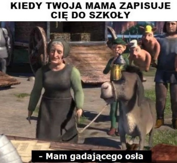 Kiedy mama zapisuje do szkoły :D