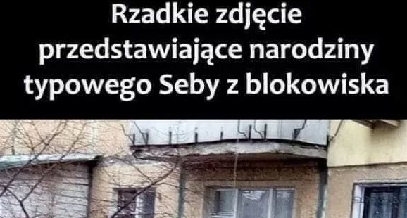 Narodziny typowego sebka :D