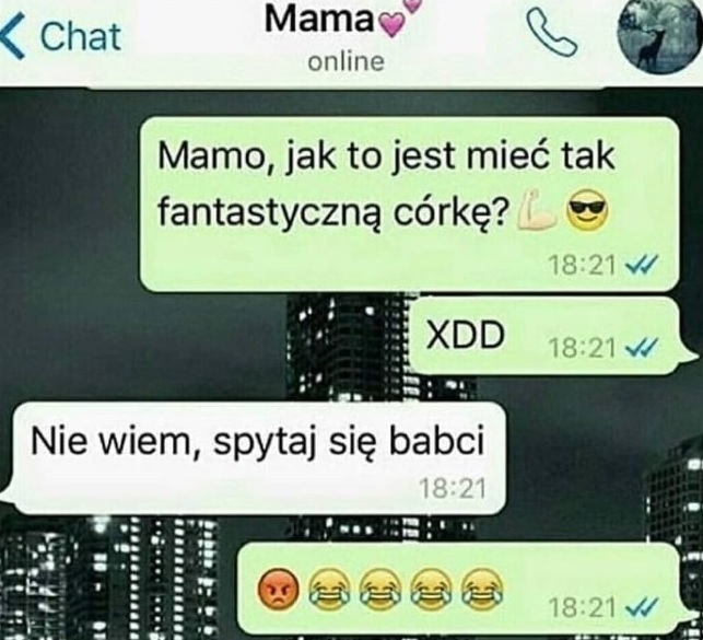 Pytanie do mamy