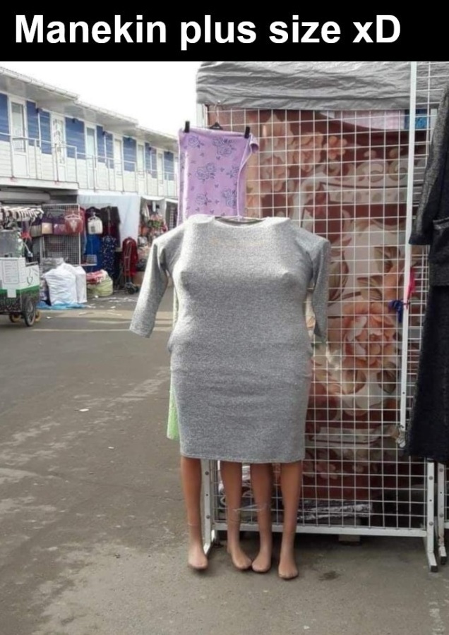 Manekin plus size :D