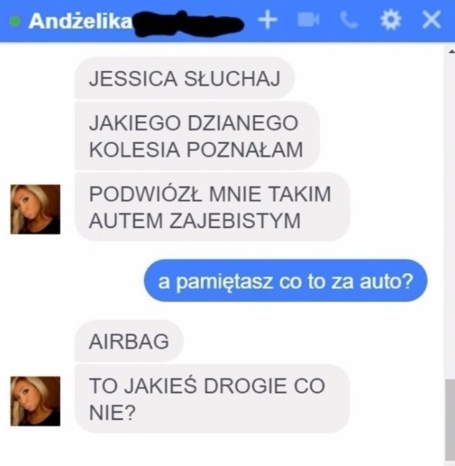 Podwózka drogim autem :D