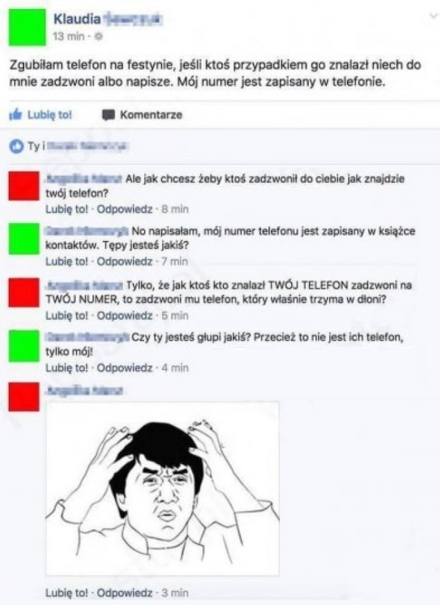Zgubiony telefon :D