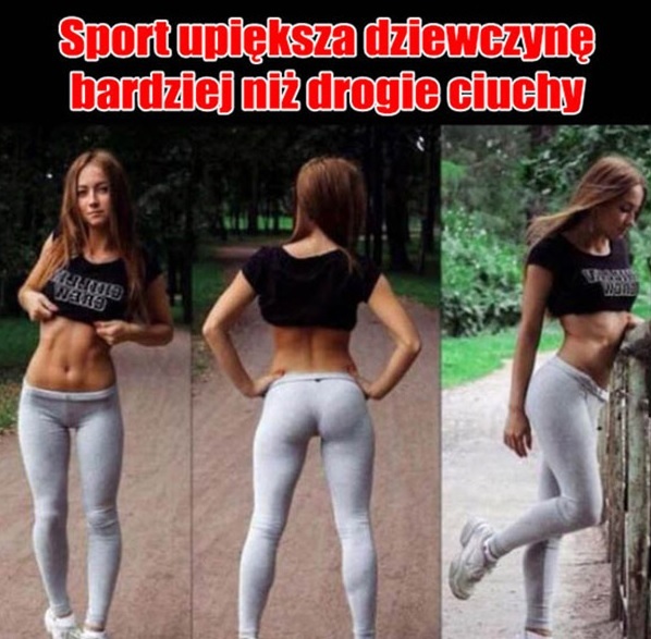 Sport to największa ozdoba kobiety 