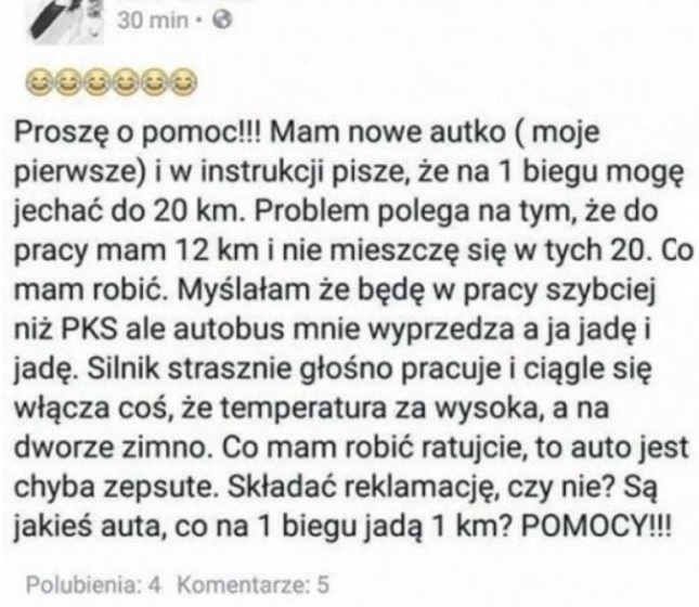 Problem kobiety-kierowcy :D