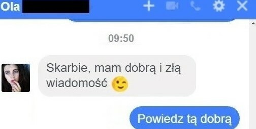 Dobra i zła wiadomość