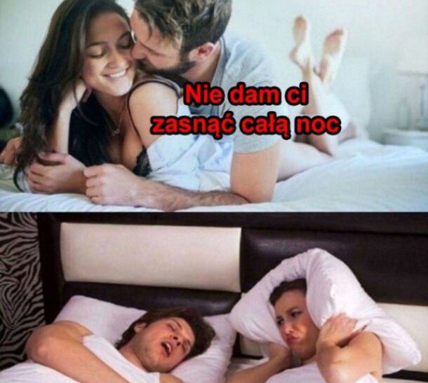 Nie da jej zasnąć :D 