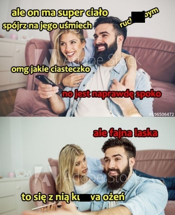 Jej reakcja vs jego reakcja :D