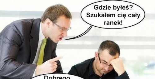 Szef szuka pracownika