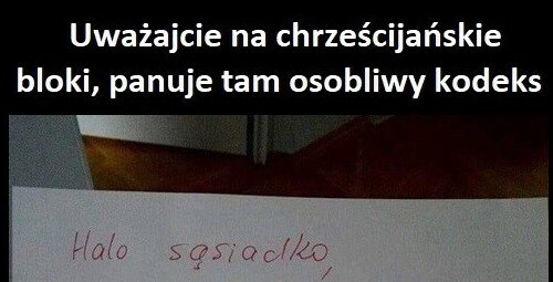 Chrześcijański blok :D