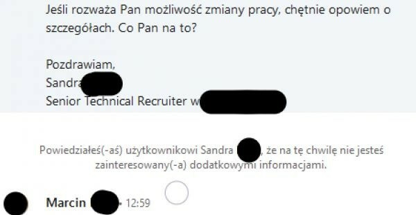 Propozycja nowej pracy