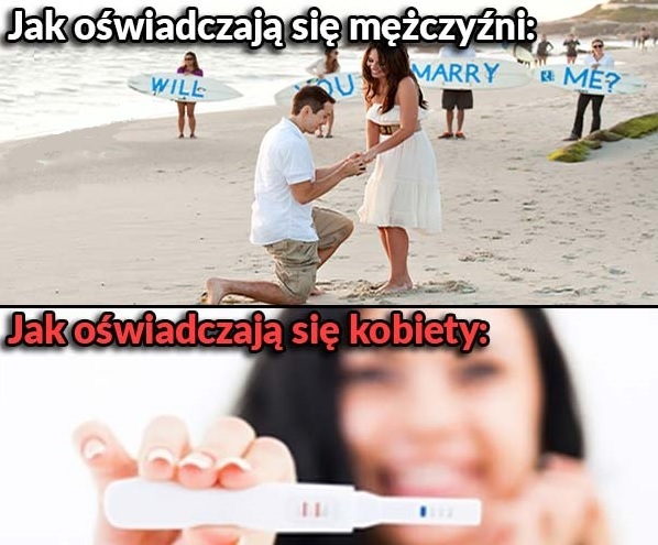 Oświadczyny mężczyzn vs oświadczyny kobiet :D