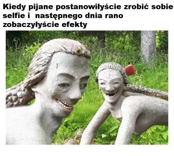 Selfie po pijaku :D