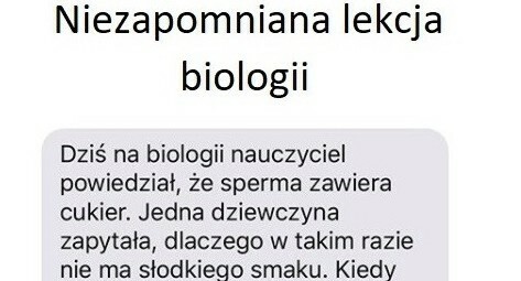 Niezapomniana lekcja biologii
