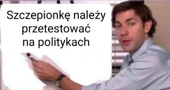 Testowanie szczepionki na politykach :D