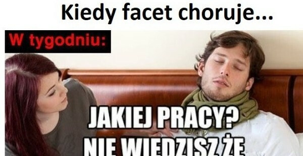 Choroba faceta w tygodniu vs w weekend :D