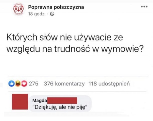 Słowa trudne w wymowie