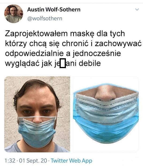 Ciekawa maska