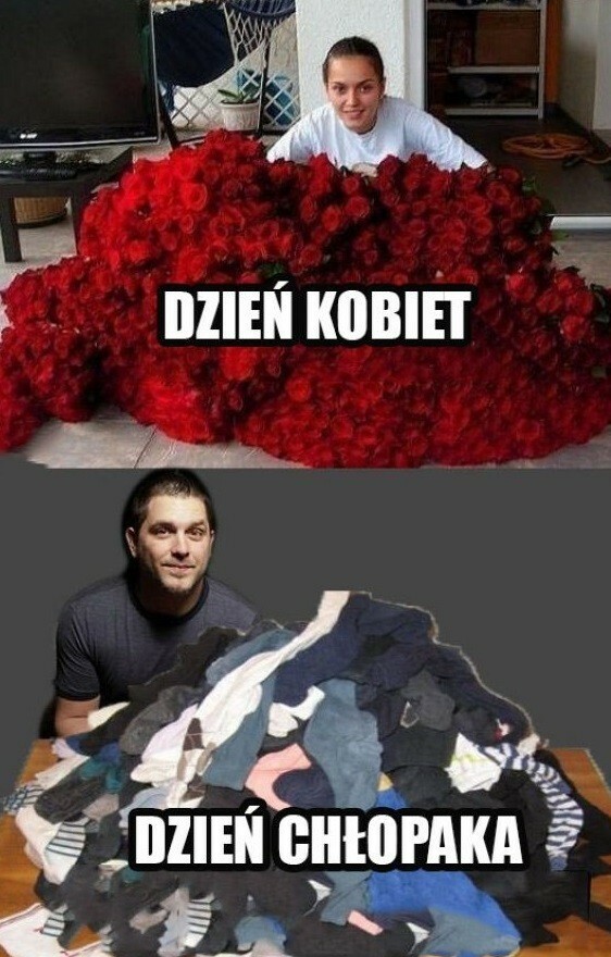 Dzień kobiet vs dzień chłopaka :D