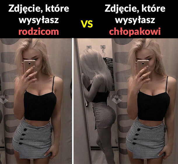 Dla rodziców vs dla chłopaka :D