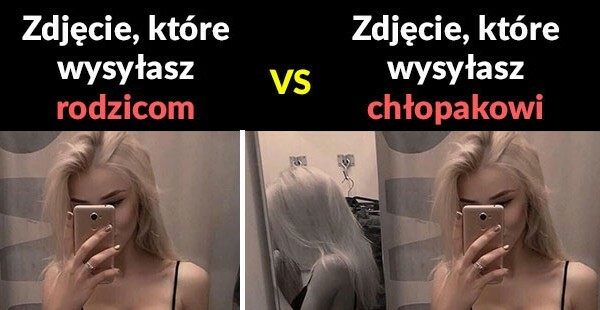 Dla rodziców vs dla chłopaka :D