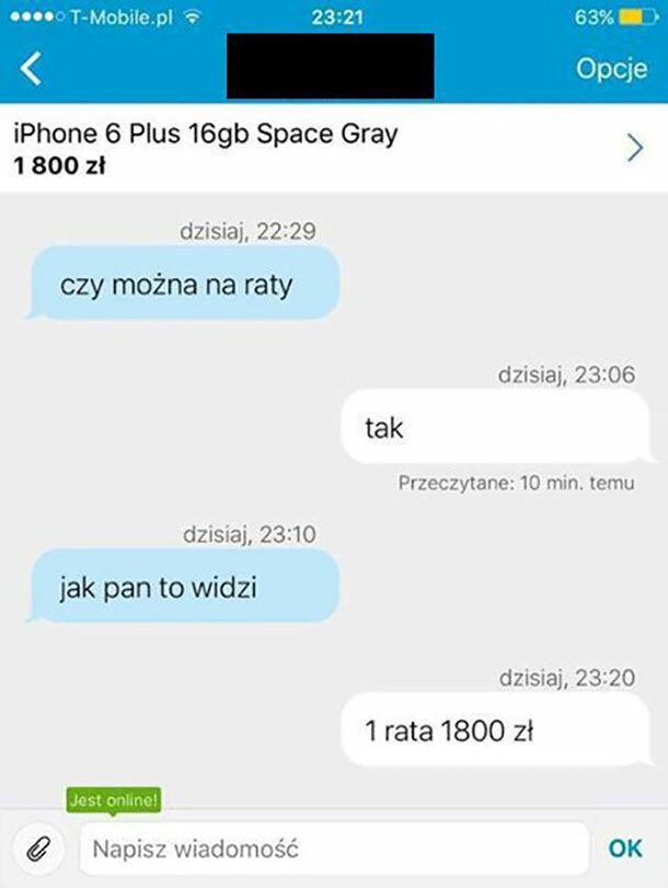 Zakup na raty :D