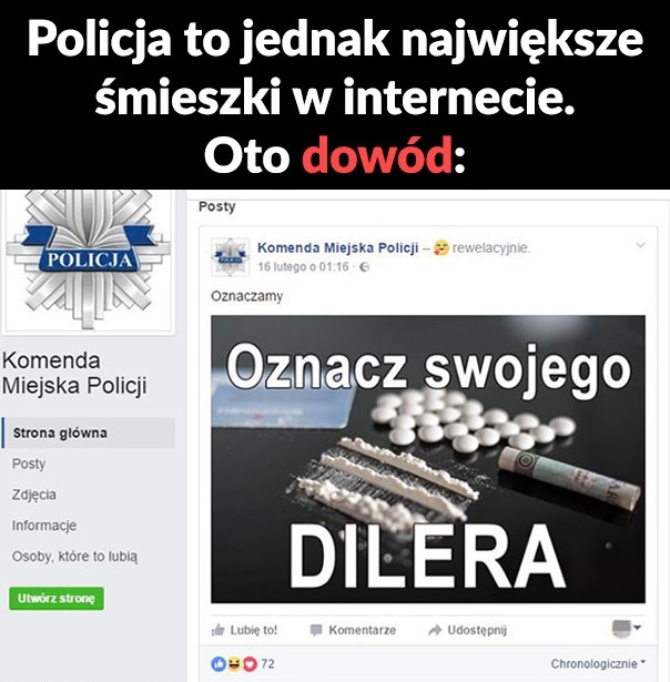Policja ma poczucie humoru :D