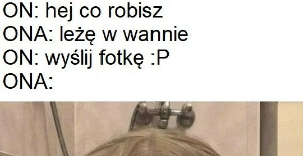 Fotka z wanny :D