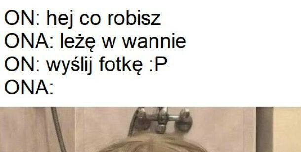 Fotka z wanny :D
