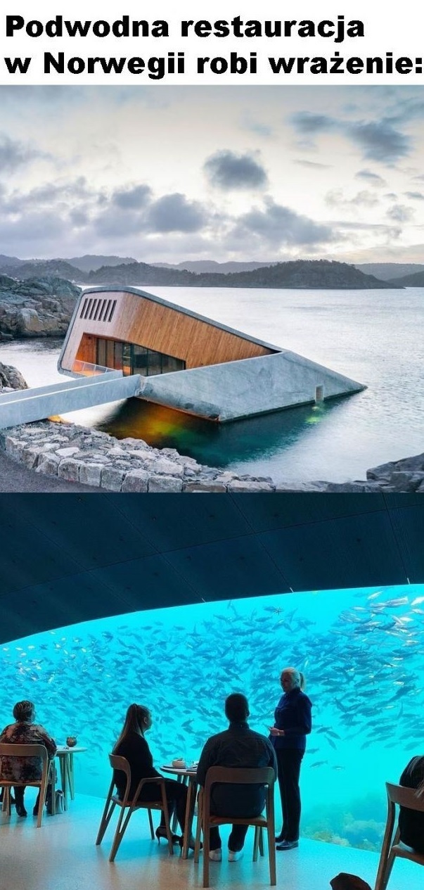 Podwodna restauracja w Norwegii 