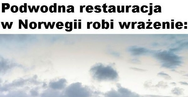 Podwodna restauracja w Norwegii 