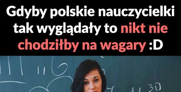 Fajna nauczycielka :D