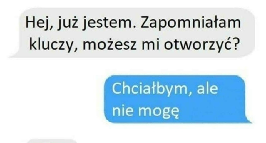 Chciałbym, ale nie mogę :D
