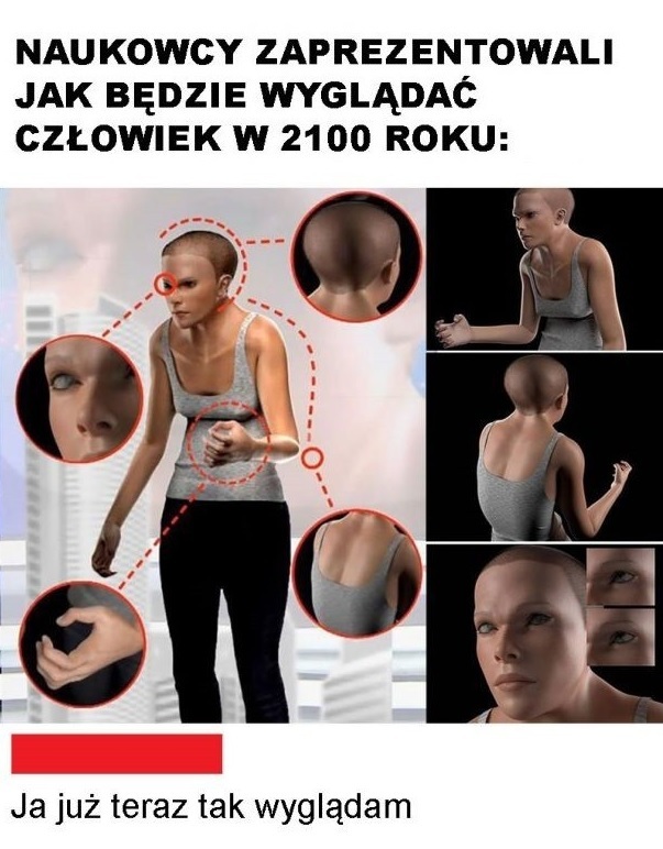 Człowiek w 2100 roku 