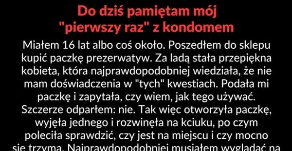Pierwszy raz :D