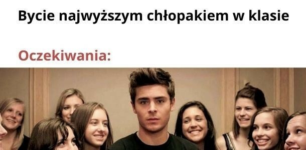 Najwyższy chłopak w klasie