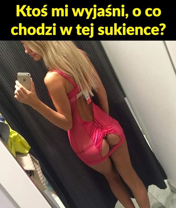 Dziwna sukienka :D