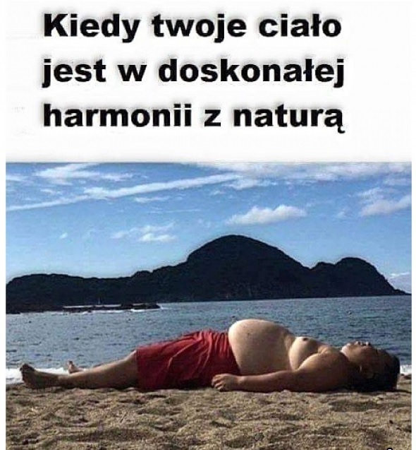 Harmonia ciała z naturą :D 