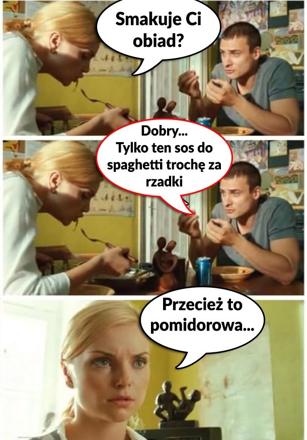 Rozmowy przy obiedzie :D