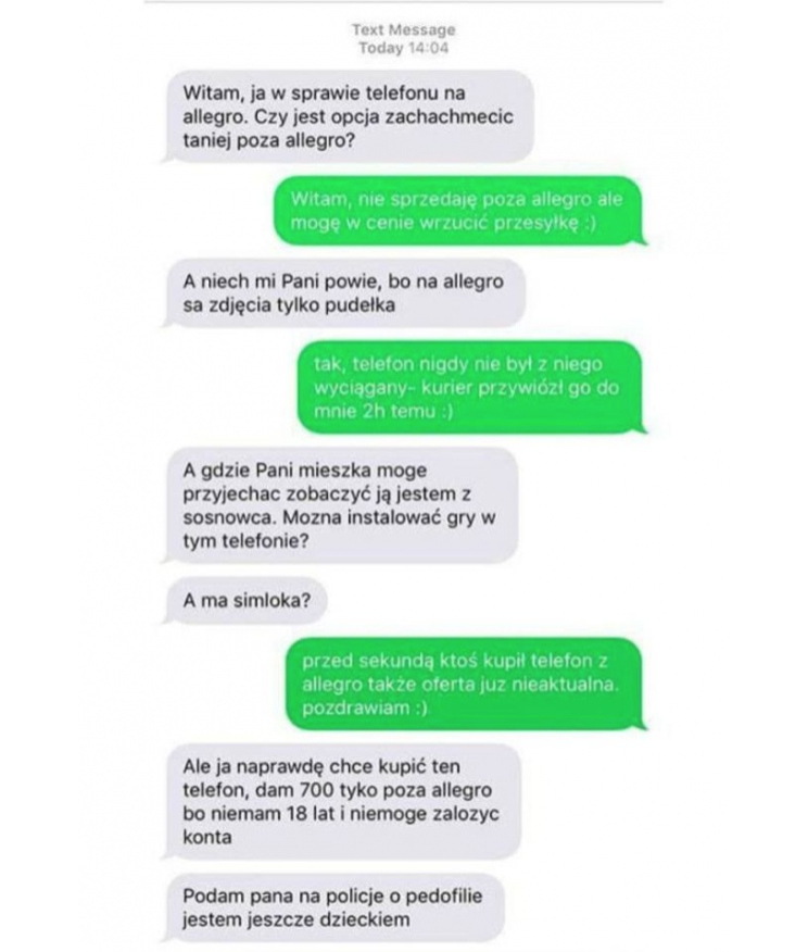 Kolejna perełka negocjacyjna :D