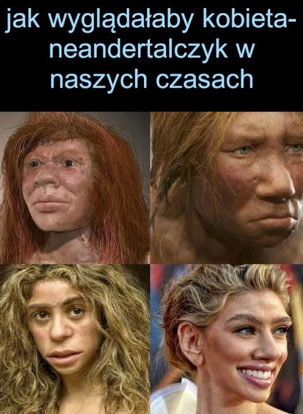 Kobieta neandertalczyk 