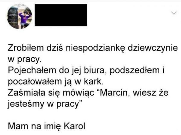 Niespodzianka w pracy