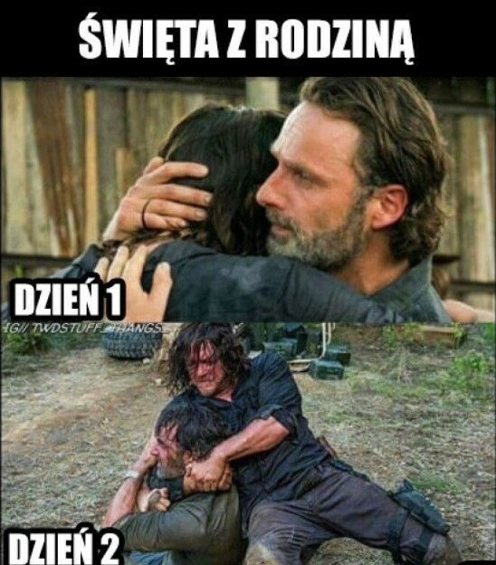 Święta z rodziną - dzień 1 vs dzień 2 :D