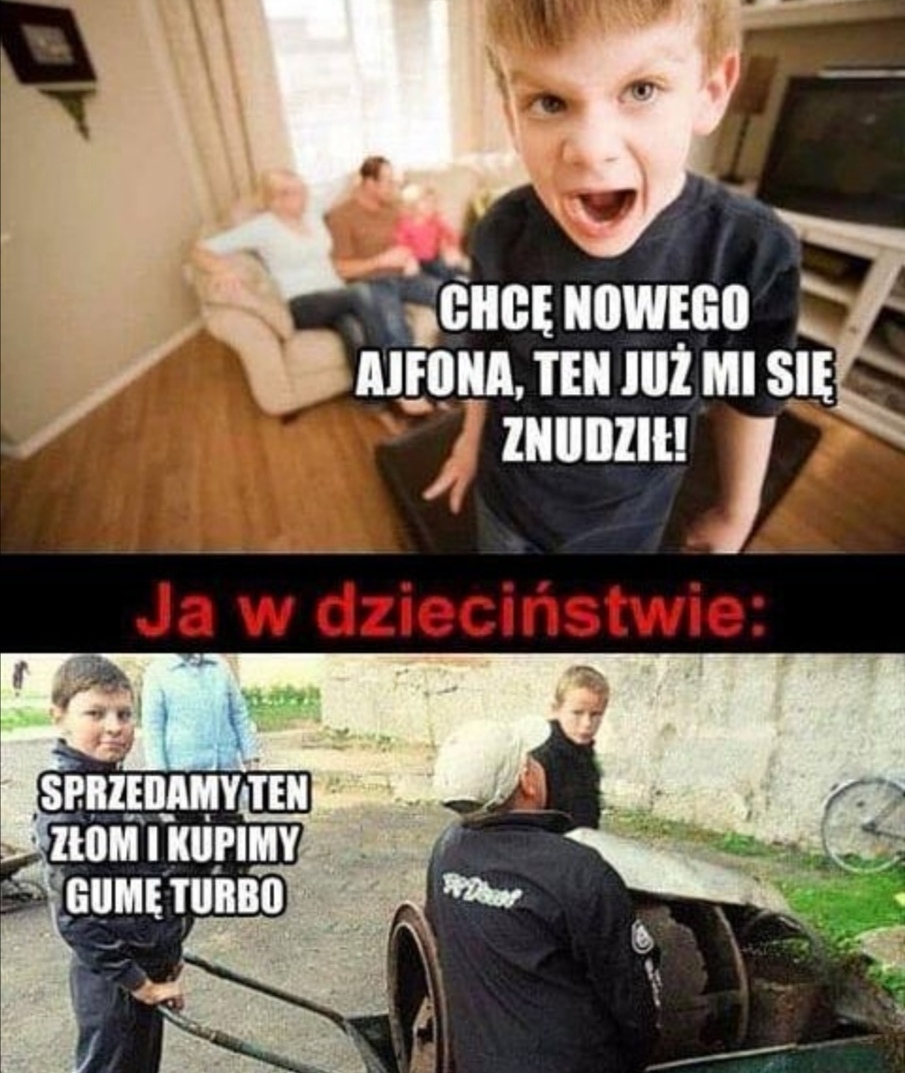 Dzieciństwo kiedyś i dziś 